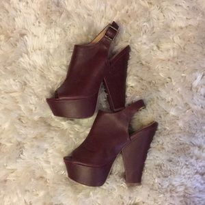 Steve Madden Gabby Platform Slingback Bootie